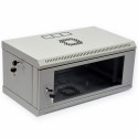 Серверный шкаф настенный 4U эконом, 600x350x284 мм, серый