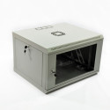 Серверный шкаф настенный 6U эконом, 600x500x373 мм, серый