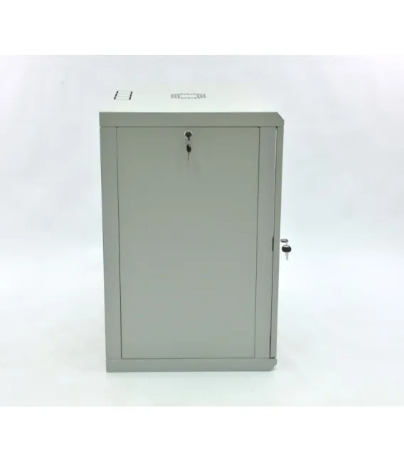 CMS Шкаф настенный 15U эконом, 600x500x773 мм, серый