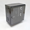 Серверный шкаф настенный 12U, 600x350x640 мм, черный
