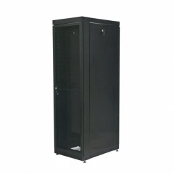 CMS Шкаф напольный перфорация 42U, 610х865 мм, усиленный, чёрный