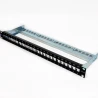 Corning Патч-панель для 24 модулей xs500 Keystone, 1U, 19 ", с кабельным организатором