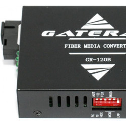 Медиаконвертер 100Мбит, SC 20км, передача 1310, приём 1550, Gateray GR-120B LFP