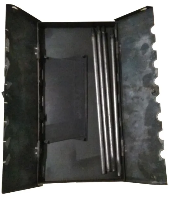 Мангал-чемодан на 10 шампуров