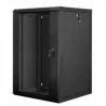 Шкаф телекоммуникационный настенный 19" 18U 600x600 разборной WMNC66-18U-FLAT- BLACK Hypernet