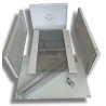 Серверный шкаф настенный 18U 600x350 металл/стекло разборной