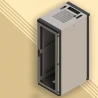 24U 600x1000 напольный серверный телекоммуникационный шкаф