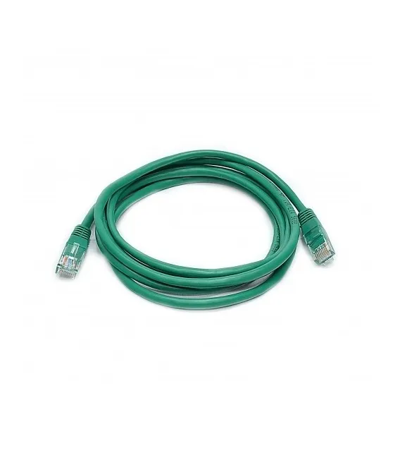Патч-корд зеленый UTP cat5e 0.5m, медь